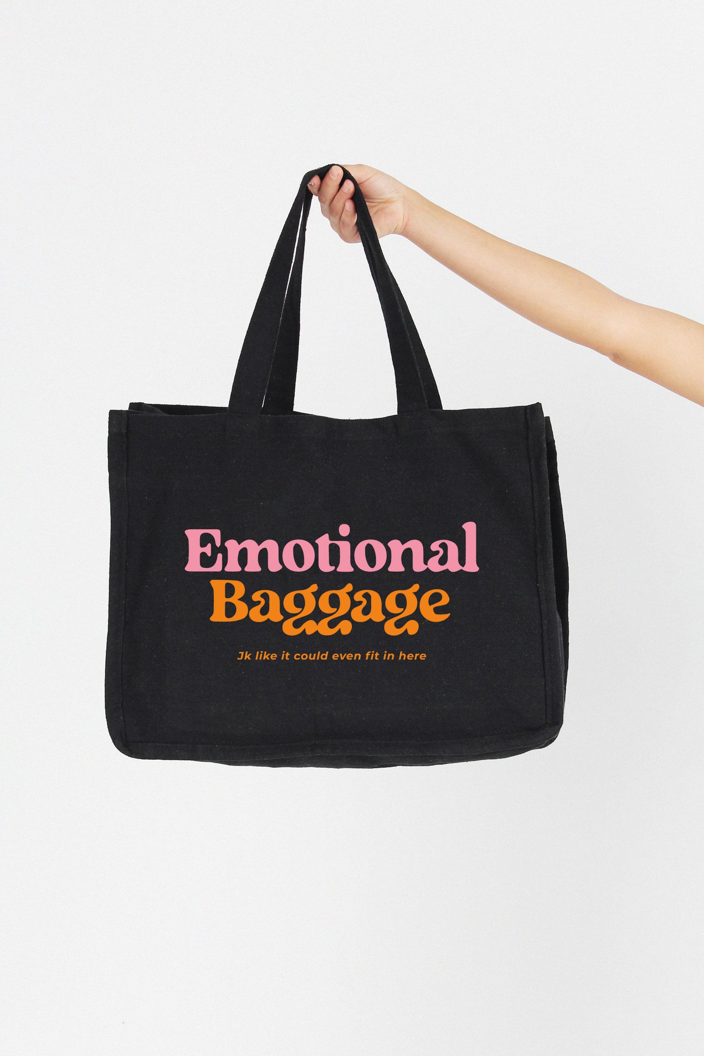 Emotional Baggage Tote Black