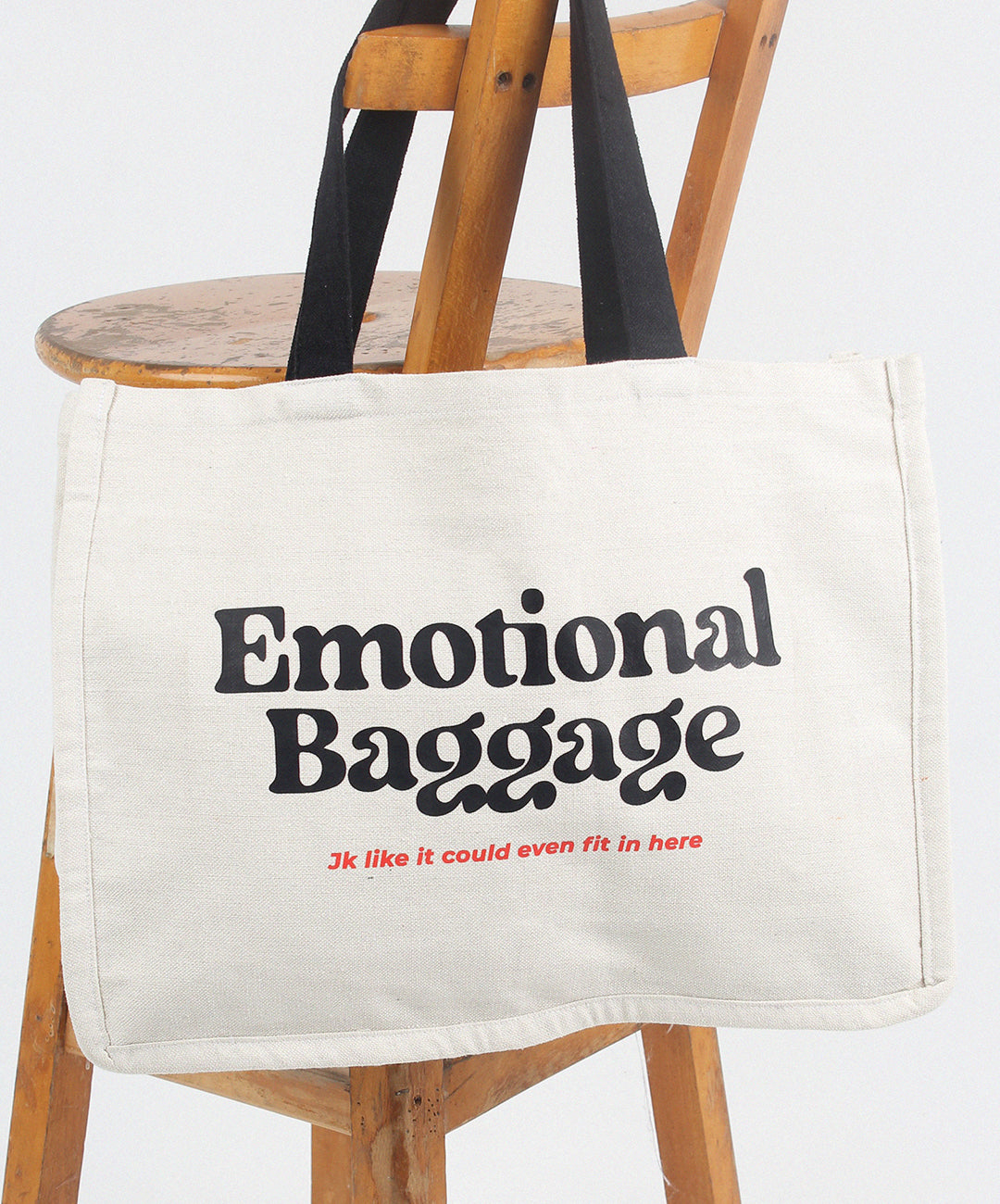 Emotional Baggage Tote White