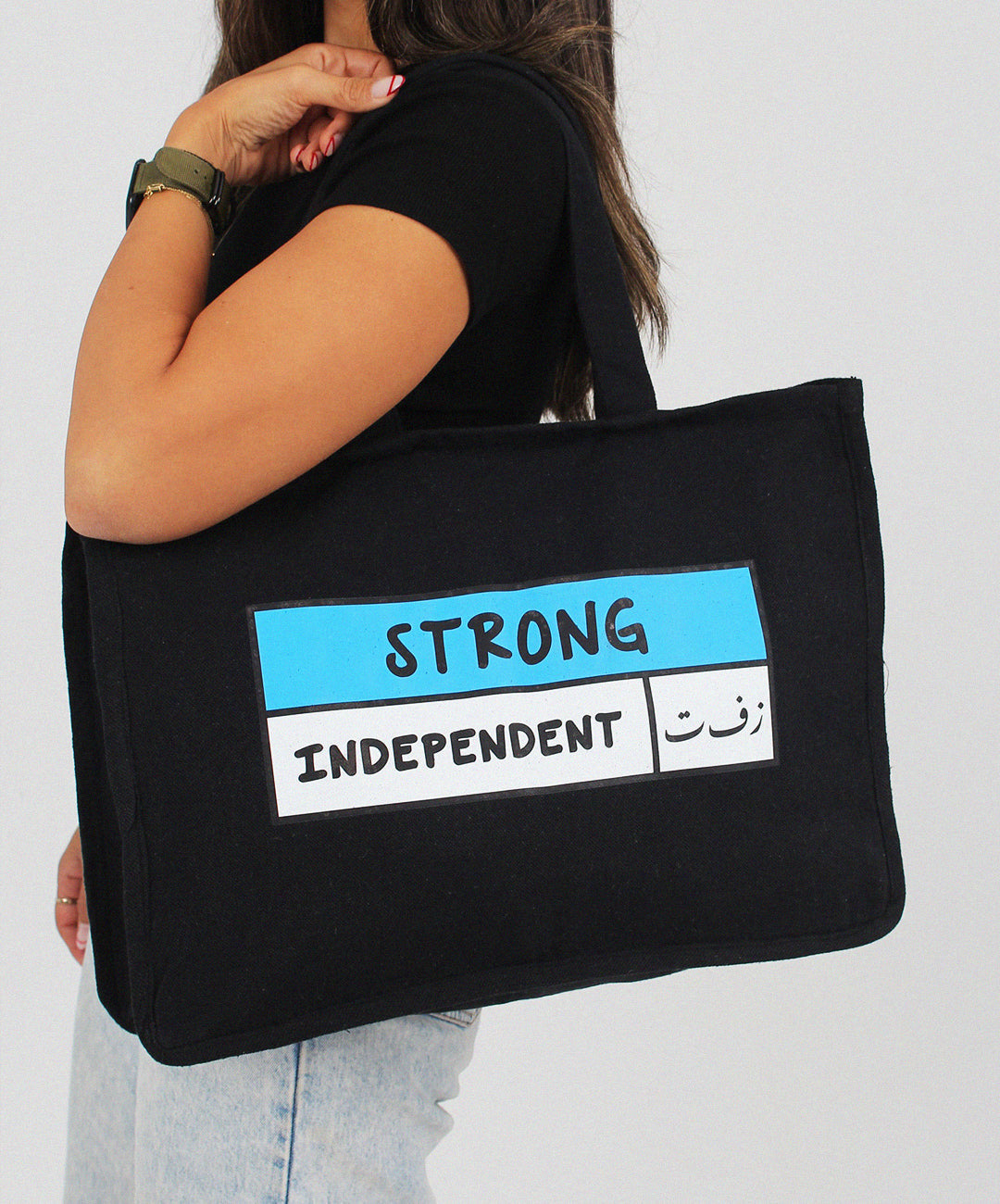 Strong Independant Zeft Tote Black