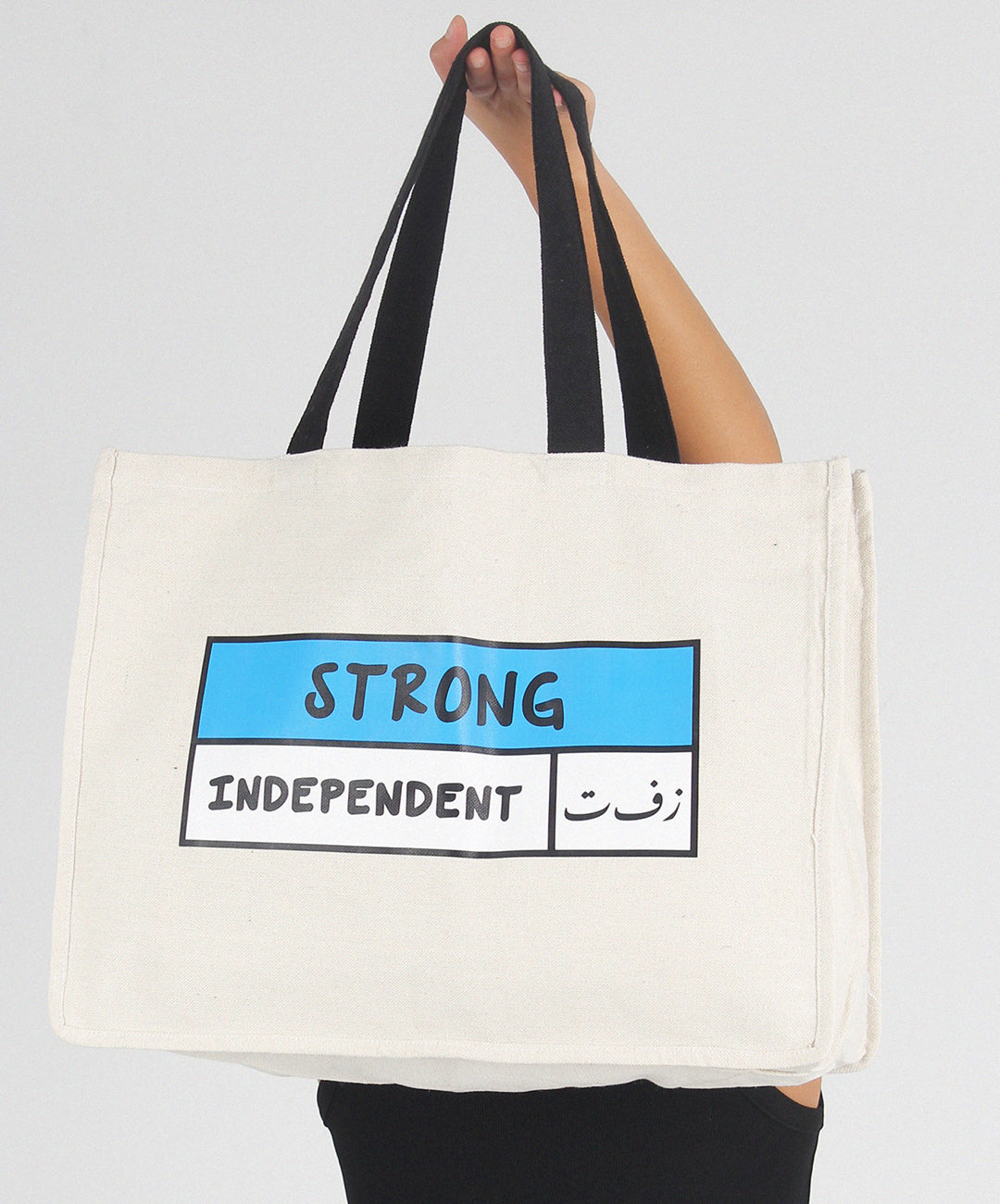 Strong Independant Zeft Tote White
