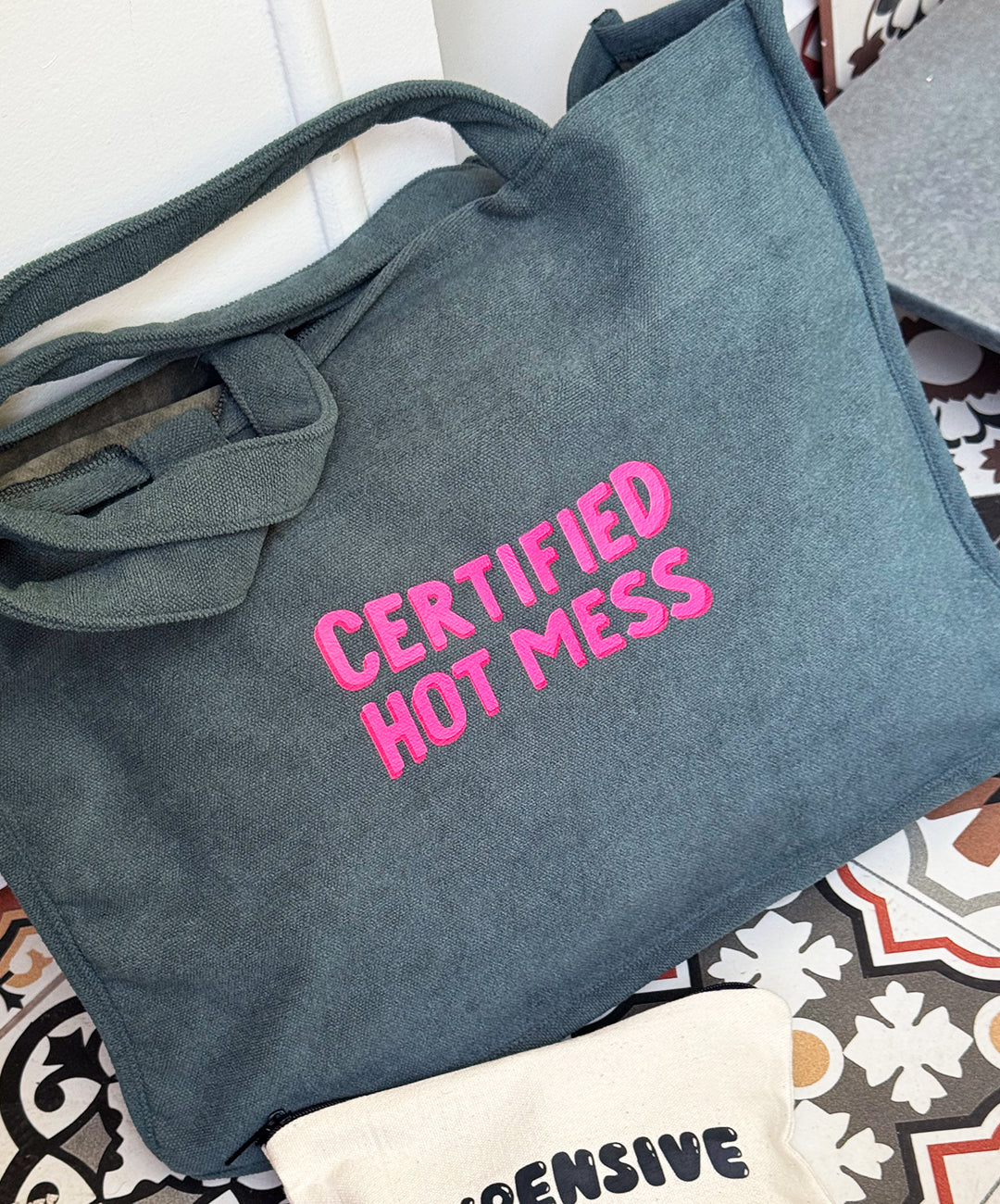 Hot Mess Tote Green