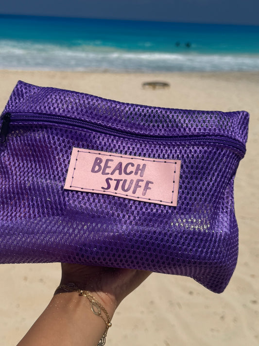 Beach Stuff Mesh Pouch
