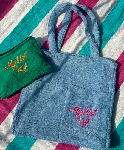 My Wet Bag Tote Blue
