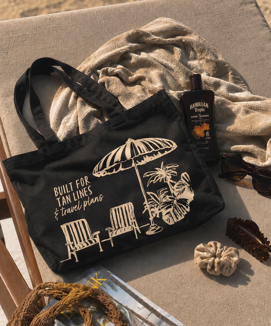 Tan Lines Tote Black