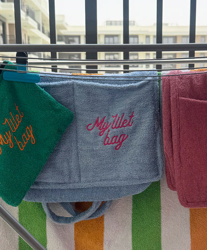 My Wet Bag Tote Blue