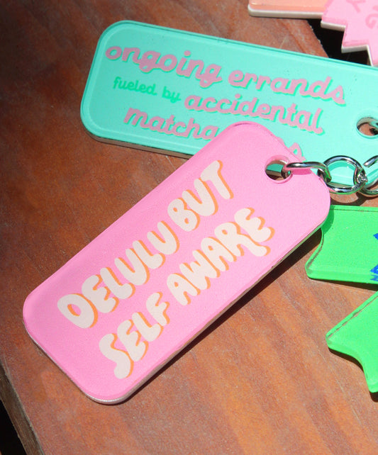 Delulu Keychain