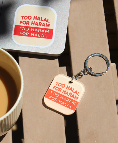 Too Haram for Halal Keychain