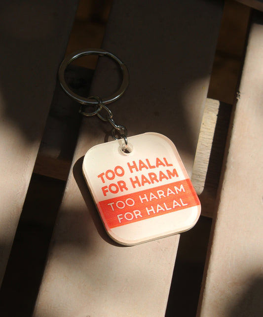 Too Haram for Halal Keychain