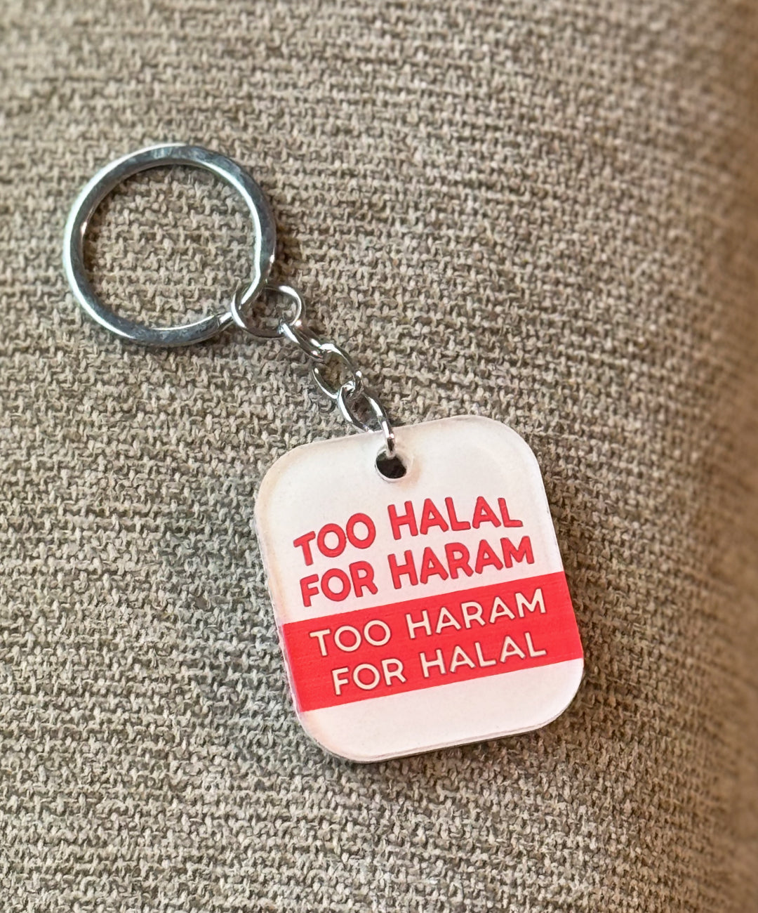 Too Haram for Halal Keychain