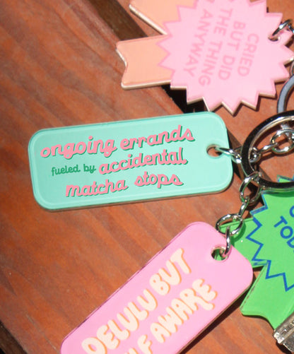 Matcha Keychain