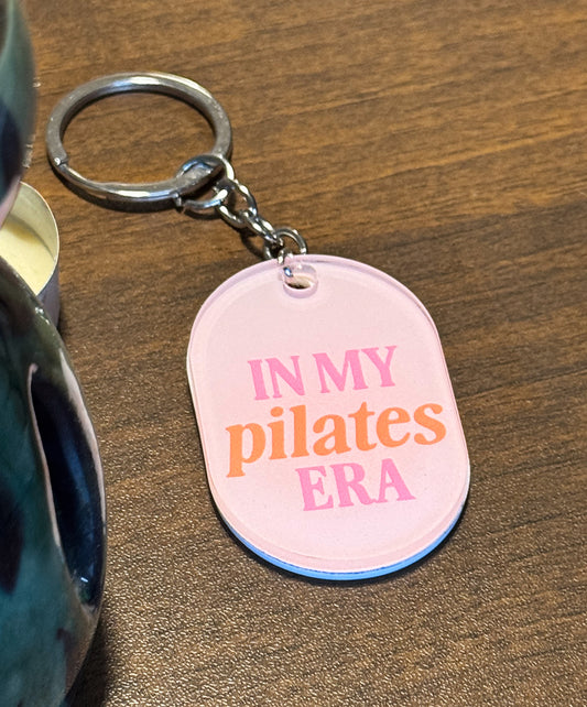 In my Pilates Era Keychain